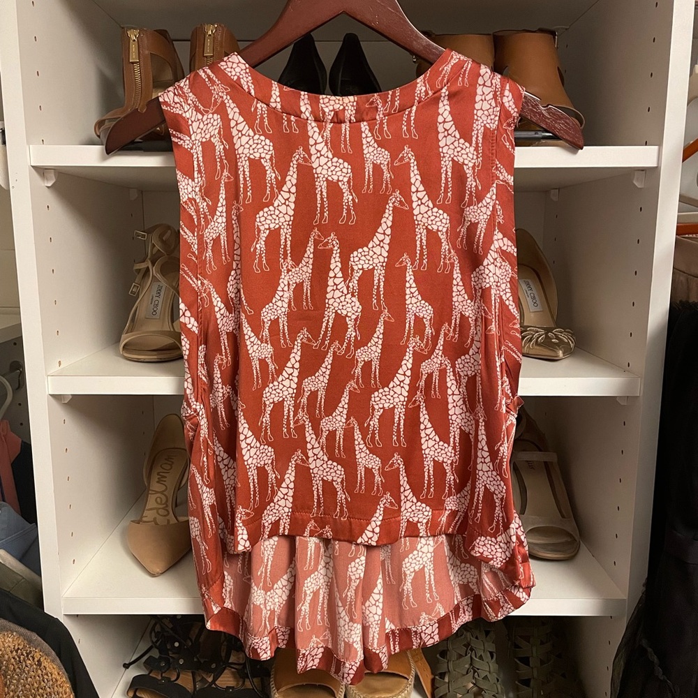 Free People 100% Silk Top